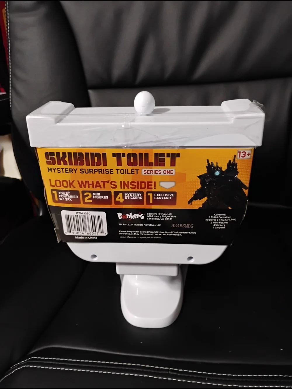 Skibbidi Mystery Surprise Toilet Toy - White